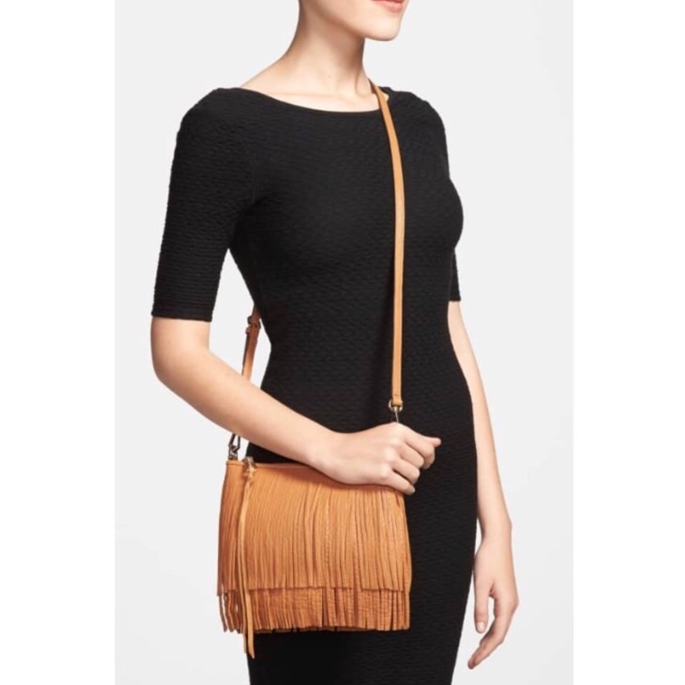 Rebecca Minkoff Finn Fringe Crossbody - Picture 2 of 6